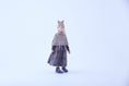 갤러리 뷰어로 이미지로드, <eLfinFolk> Rib knit Knights cape Ⅱ - beige