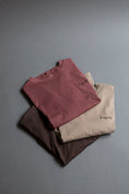 Load image into Gallery viewer, <façade> Wide LS tee - Coffee