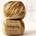 Load image into Gallery viewer, Babytoly Organic pima cotton yarns - Confetti Caramel (yarn)