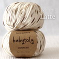 Gallery viewerに画像を読み込む, <Babytoly> Organic pima cotton yarns - Confetti Latte(毛糸)