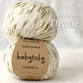 Load image into Gallery viewer, Babytoly Organic pima cotton yarns - Confetti Thyme (yarn)
