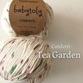 Load image into Gallery viewer, Babytoly Organic pima cotton yarns - Confetti Tea Garden (yarn)