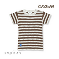 Gallery viewerに画像を読み込む, <GROWN> Knitted Rib Dress - Chocolate & Latte(6-12M)-Grown Clothing-SUNNAO