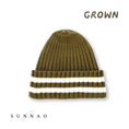 Load image into Gallery viewer, <GROWN> Organic Striped Pixie Beanie Herb(6M-6Y)-Grown Clothing-SUNNAO