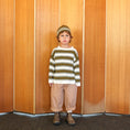 Load image into Gallery viewer, <GROWN> Organic Striped Pixie Beanie Herb(6M-6Y)-Grown Clothing-SUNNAO