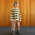 Load image into Gallery viewer, <GROWN> Organic Striped Pixie Beanie Herb(6M-6Y)-Grown Clothing-SUNNAO