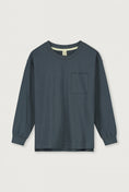 Load image into Gallery viewer, <GRAY LABEL> Oversized L/S Tee - BLUE GRAY(1-8Y)-GRAY LABEL-SUNNAO