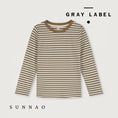 갤러리 뷰어로 이미지로드, <GRAY LABEL> L/S Tee - PEANUT/OFF WHITE(1-8Y)-GRAY LABEL-SUNNAO