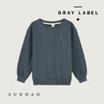 Load image into Gallery viewer, <GRAY LABEL> Dropped Shoulder Sweater - BLUE GRAY(1-8Y)-GRAY LABEL-SUNNAO