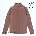 갤러리 뷰어로 이미지로드, <iver and isla> pima snap turtleneck - wallpaper lace floral