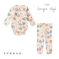 Load image into Gallery viewer, Konges Sløjd Xmas Pajamas - basic body/pants set - Bow ballerina