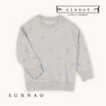 Load image into Gallery viewer, Nixnut Stamp Sweater - Grey (Size 86-122)