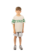 갤러리 뷰어로 이미지로드, <TINYCOTTONS> STRIPES LOGO TEE(2-8Y)-TINYCOTTONS-SUNNAO