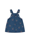 Gallery viewerに画像を読み込む, <Konges Sløjd> MAGOT OVERALL DRESS - CHERRY(12M-6Y)-Konges Sløjd-SUNNAO