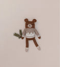 Load image into Gallery viewer, <Main Sauvage>Teddy knit toy - Oat jacquard sweater-Main sauvage-SUNNAO