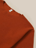 갤러리 뷰어로 이미지로드, <Organic zoo>Paprika Waffle Boxy Sweatshirt