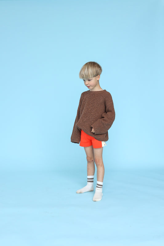 <GROWN>Chunky Rib Knit Pull Over （6M-6Y）