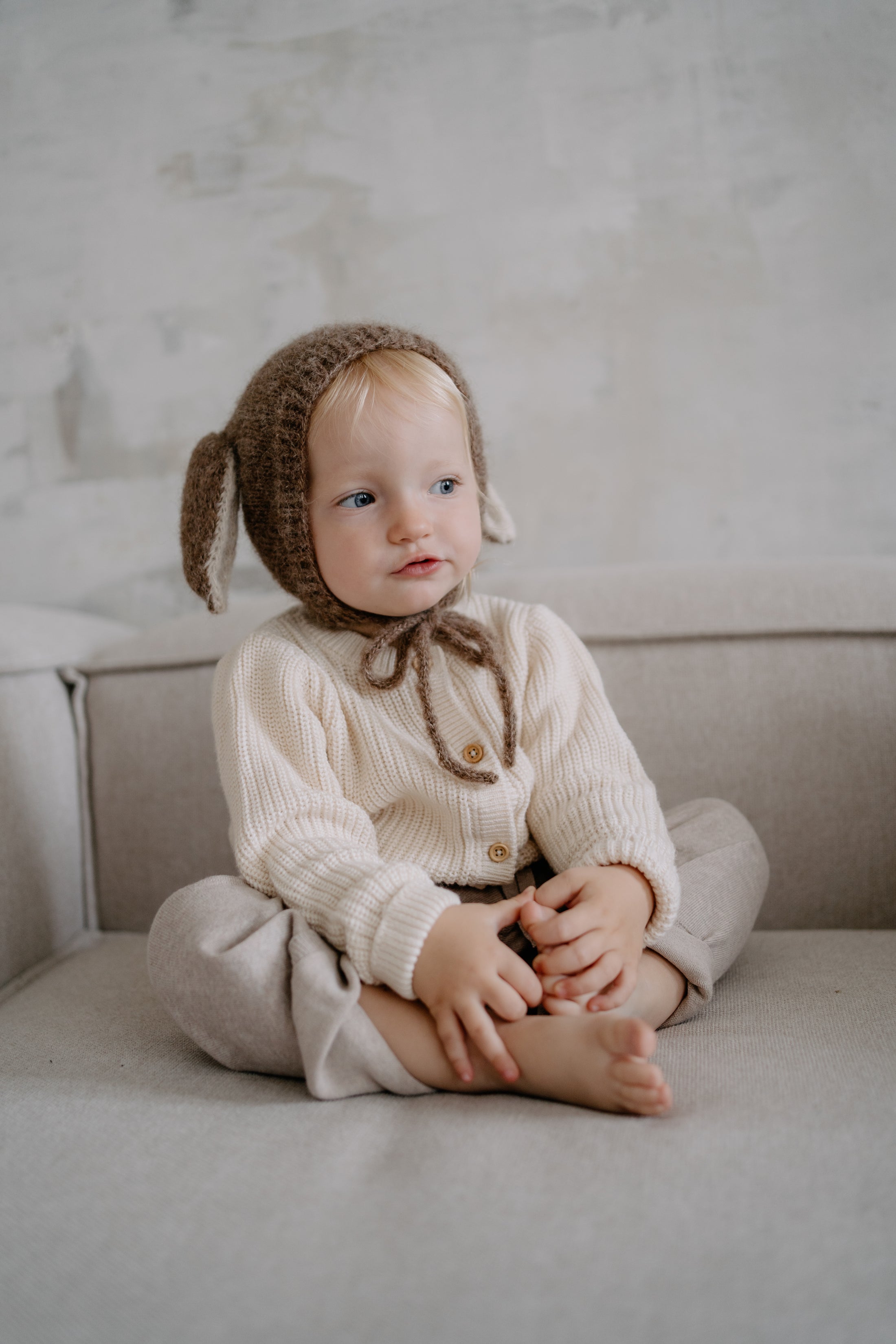 <GANG OF KIDS>Gang of kids - Mon Amie Bonnet - Dark Beige