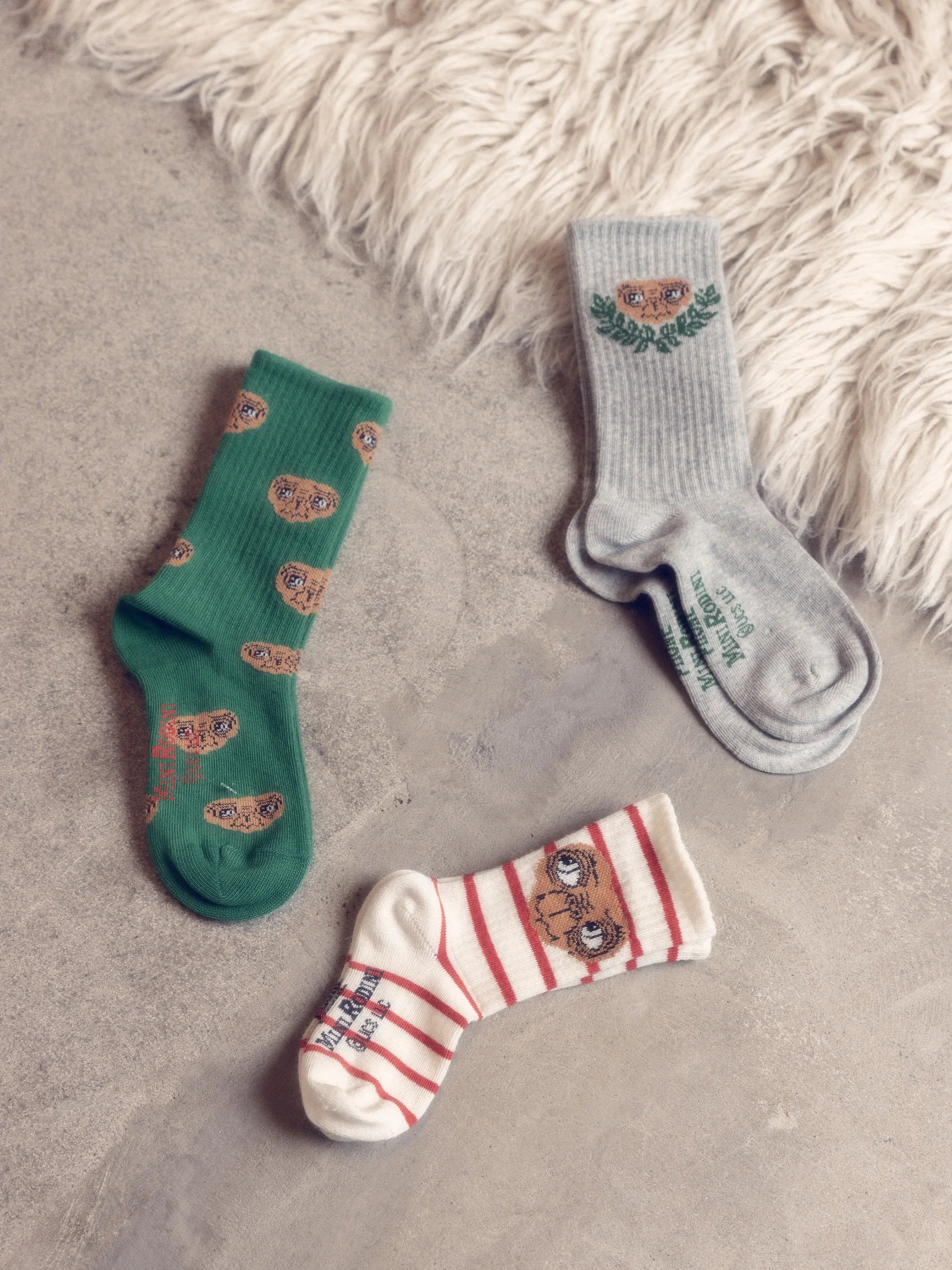 <Mini Rodini> E.T 2-pack socks
