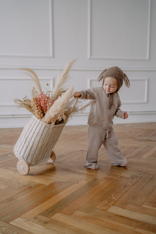 <gang of kids> Gang of kids - Mon Amie Bonnet - Dark Beige</gang>