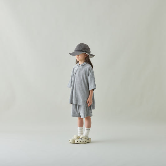 <Moun ten.> reversible adventure hat - charcoal x sand