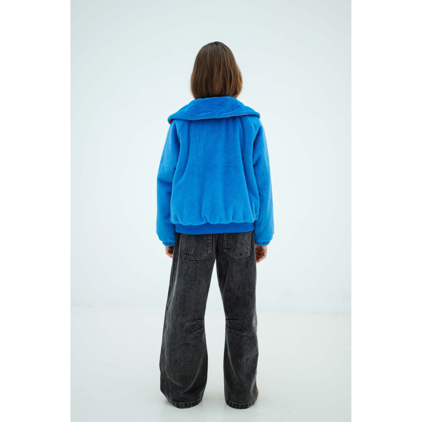 <REPOSE AMS> wide pant - slate grey