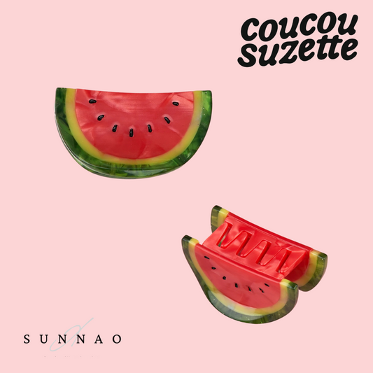 <COUCOU SUZETTE> WATERMELON MINI HAIR CLAW