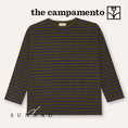 Gallery viewerに画像を読み込む, <The Campamento> Blue Stripes The Campamento Tshirt
