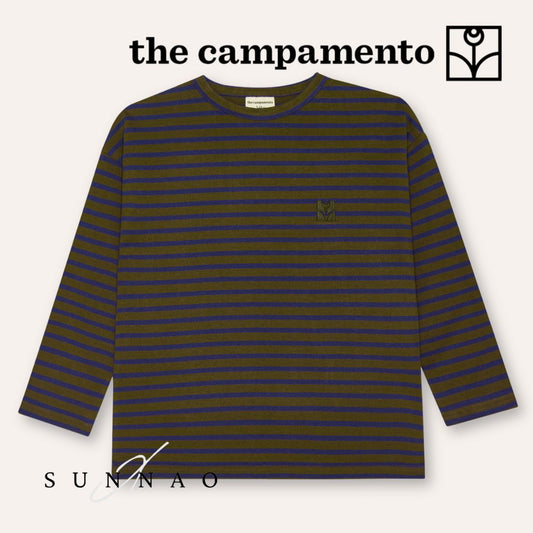 <The Campamento> Blue Stripes The Campamento Tshirt