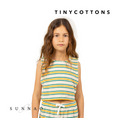 Gallery viewerに画像を読み込む, <TINYCOTTONS>STRIPES MULTICOLOR SLEEVELESS TEE（2-8Y）
