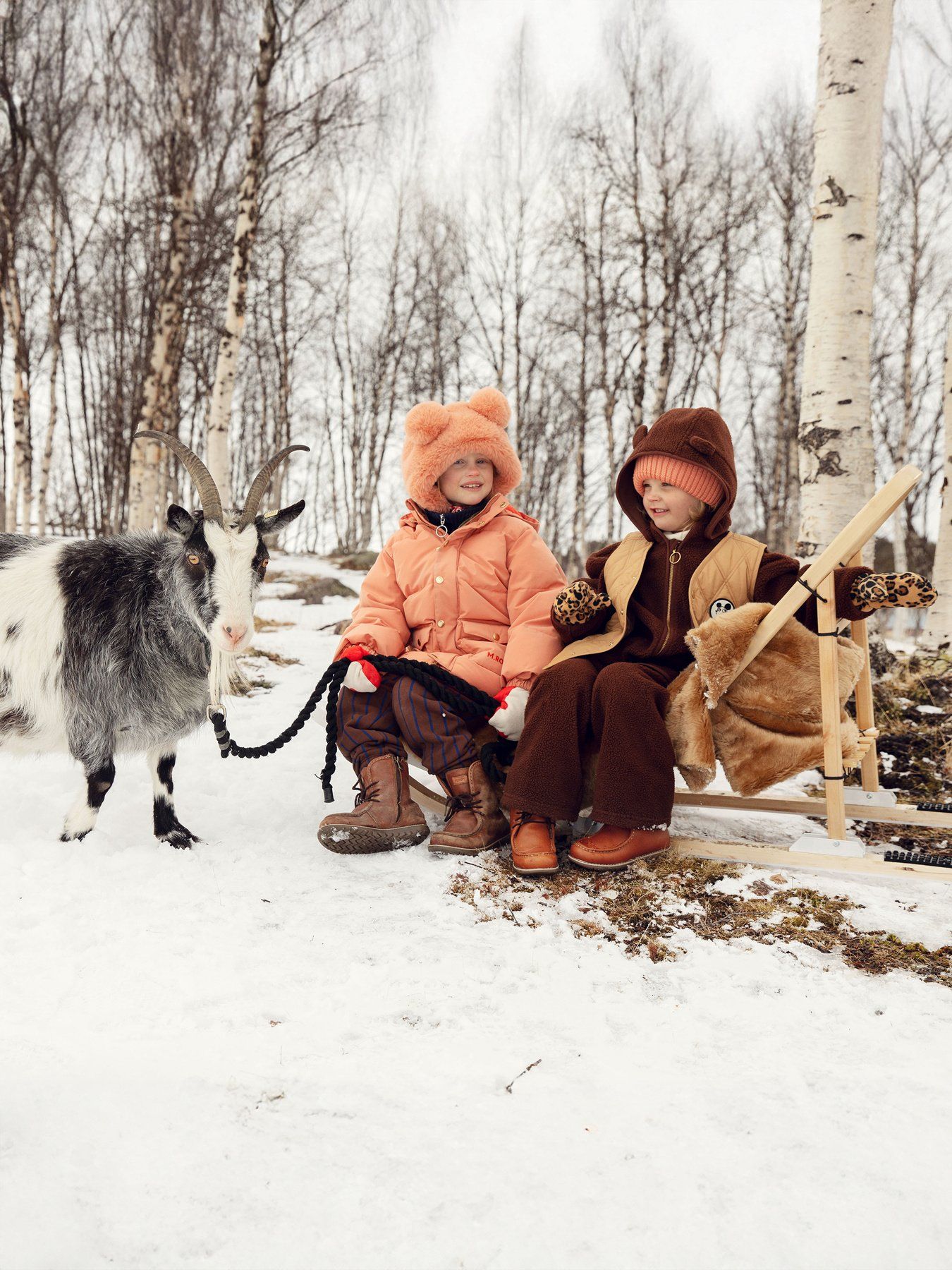 <Mini Rodini> Bear hat -Pink