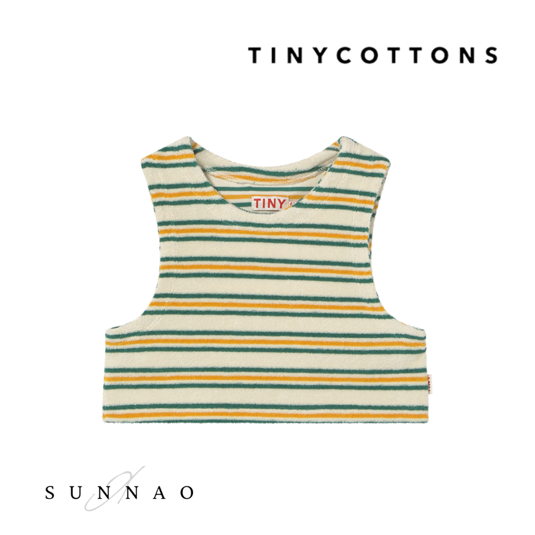 <TINYCOTTONS>STRIPES MULTICOLOR SLEEVELESS TEE（2-8Y）