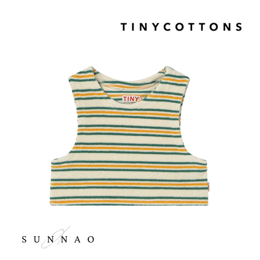 <TINYCOTTONS>STRIPES MULTICOLOR SLEEVELESS TEE（2-8Y）