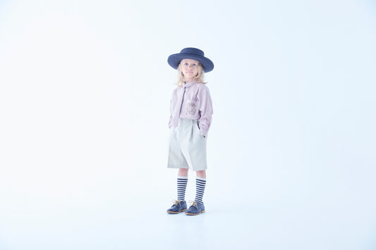 <eLfinFolk> Ceremony Striped Shirts - pink　