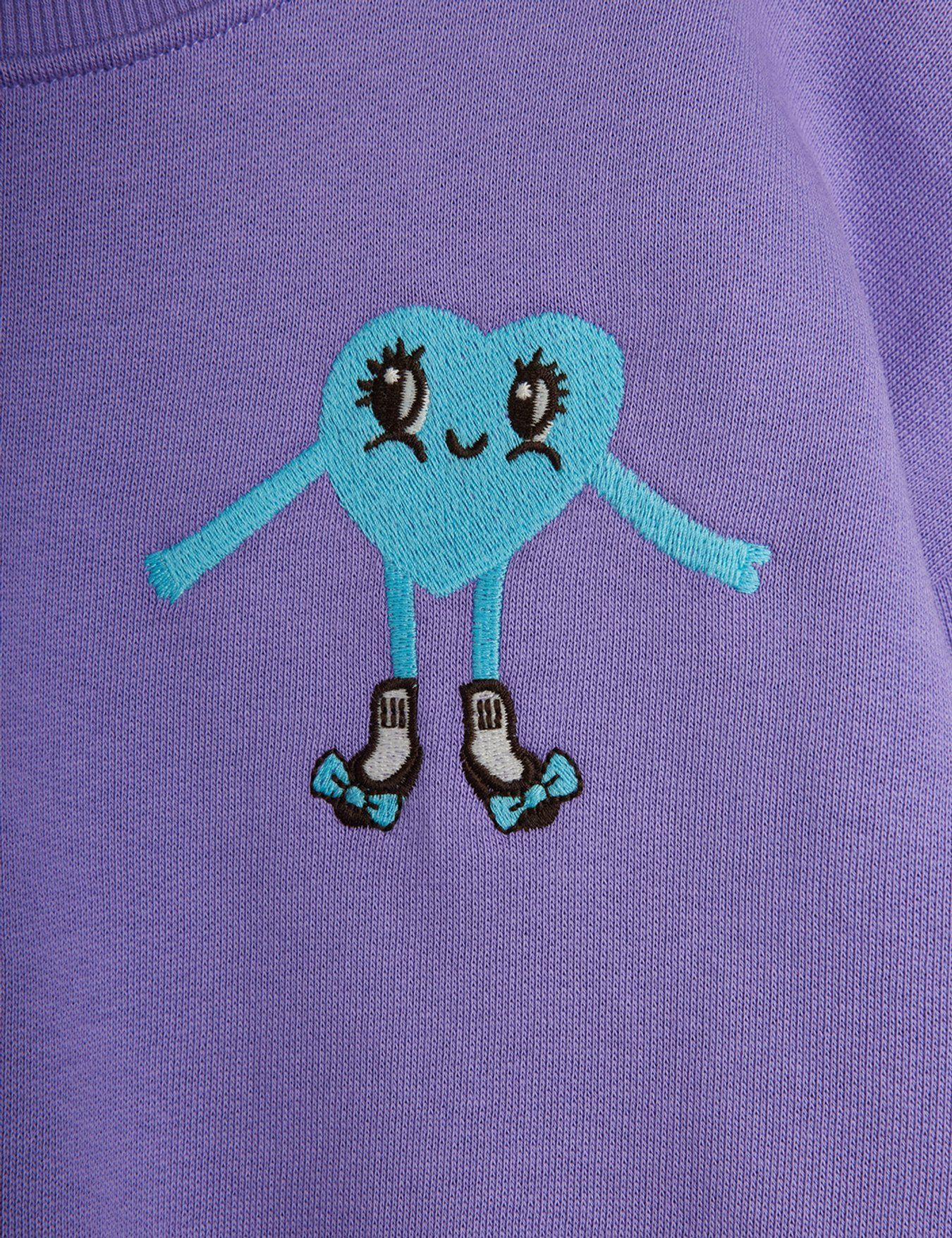 <Mini Rodini> Heart in shoes emb sweatshirt