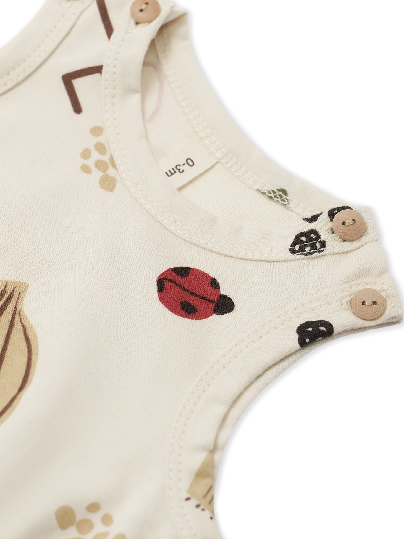 <Organic zoo> Grow & Gather Sleeveless Bodysuit - DROP1　