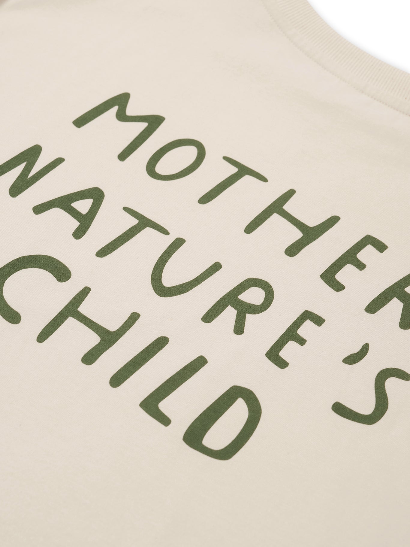 <Organic zoo> Mother Nature's Child Boxy T-Shirt  - DROP1　