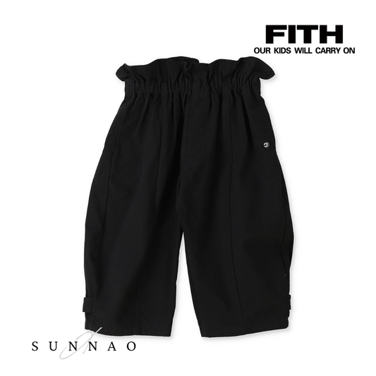 <FITH> Suspender Curved Pants - Black