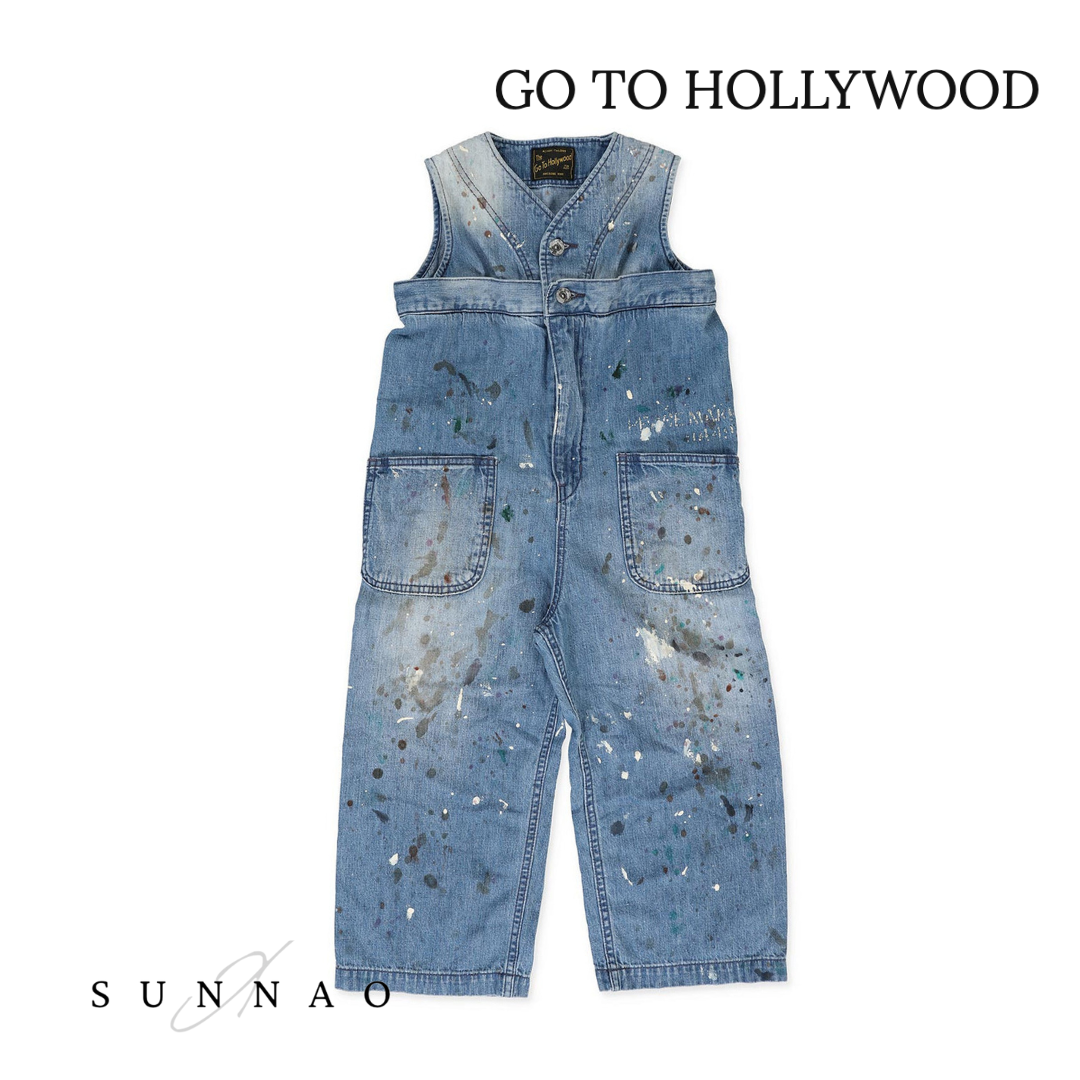 <Go To Hollywood> Work Denim Sailor Combinaison