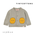 Gallery viewerに画像を読み込む, <TINYCOTTONS>SUN GRAPHIC BABY CARDIGAN（18M-24M）
