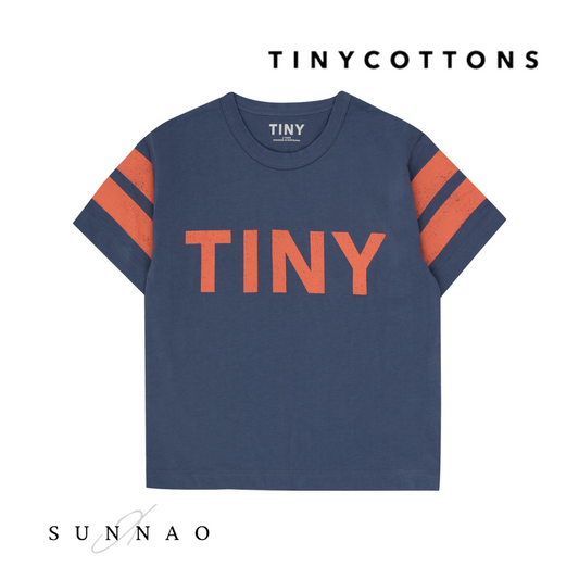 <TINYCOTTONS> STRIPES LOGO TEE（2-8Y）