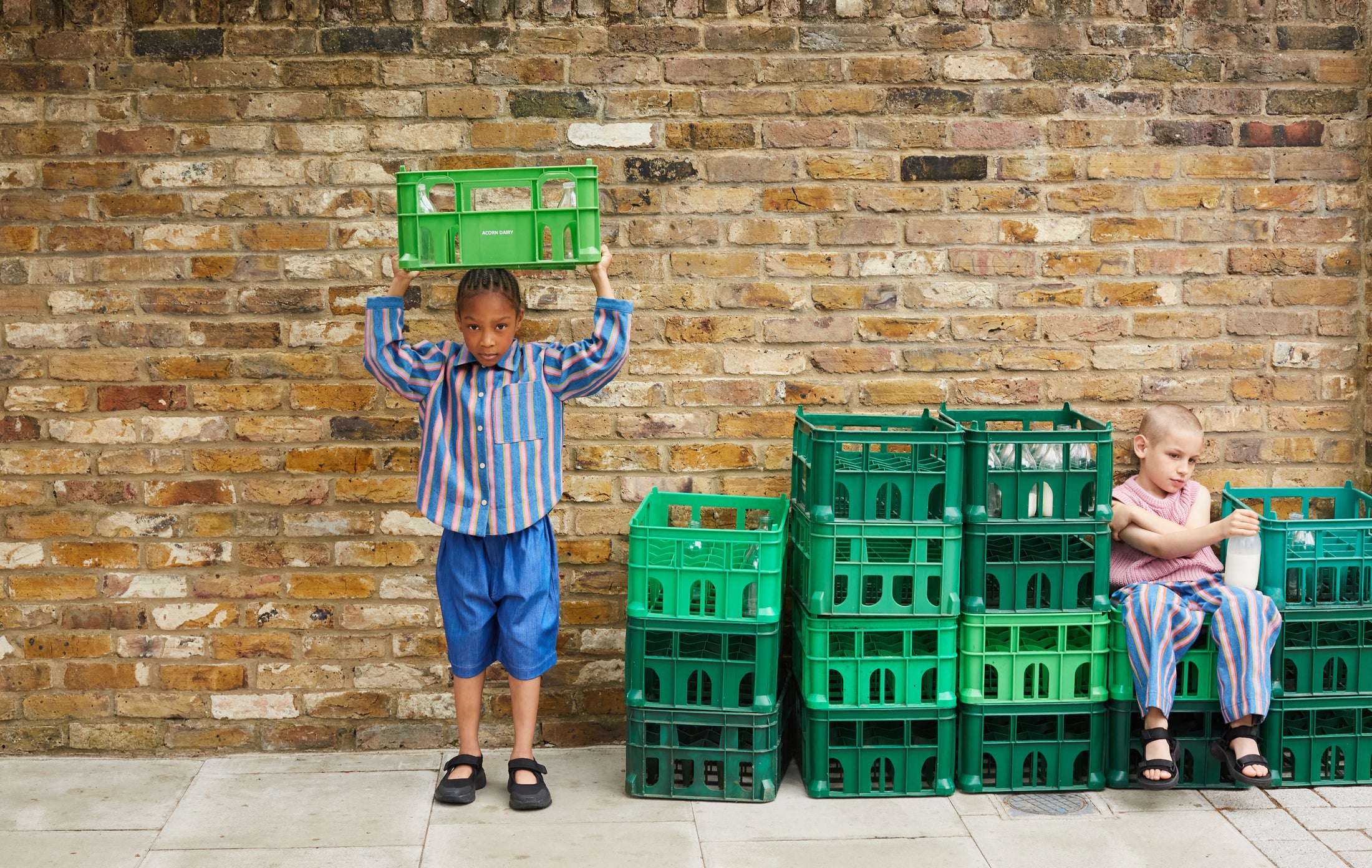 <Studio Koter>JAGGER DENIM SHIRTS（1-7Y）