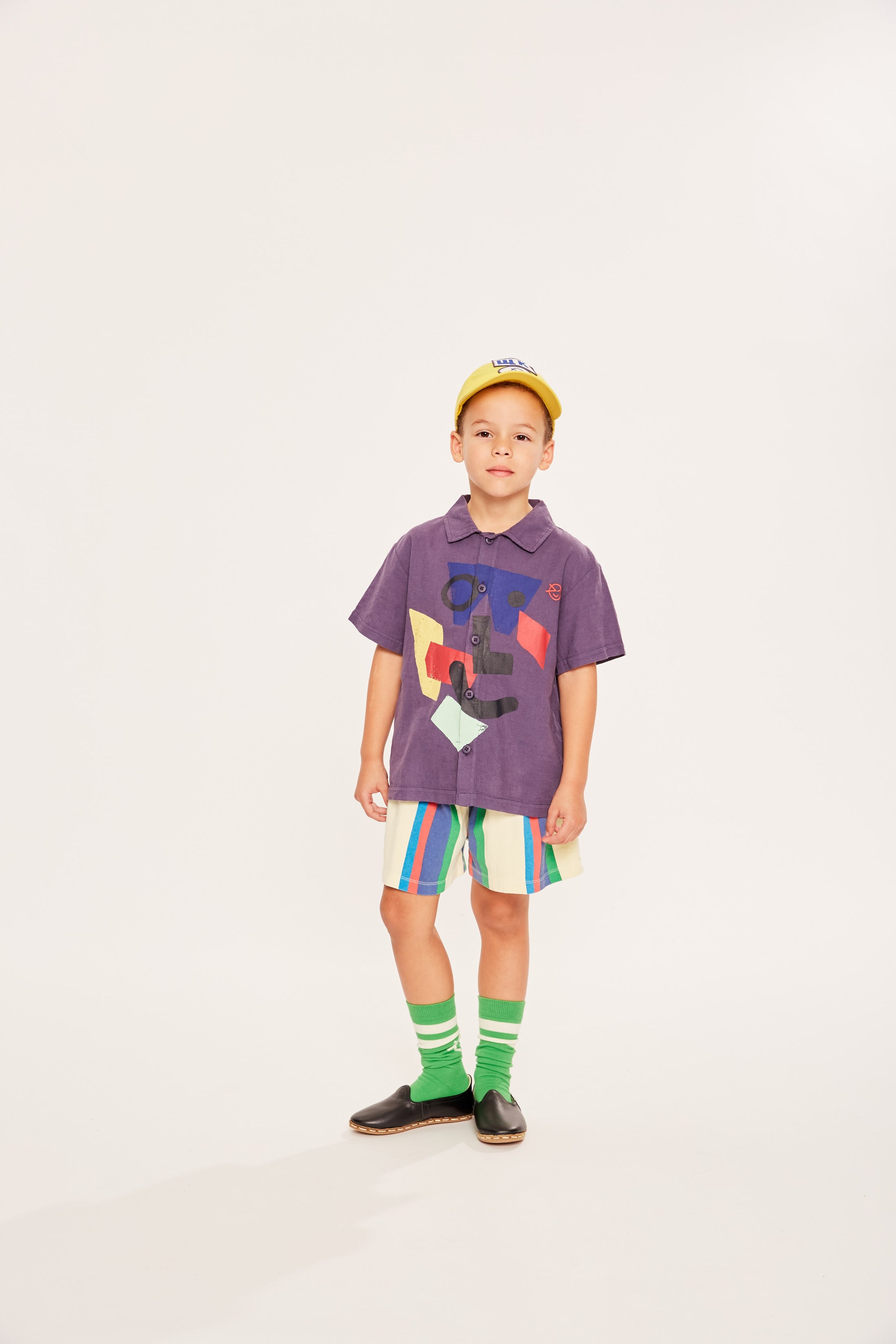 <Wynken>BELA WYNKEN SOCKS - GREEN（4-6Y）