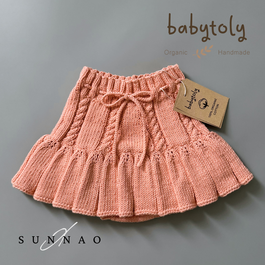 <Babytoly>Ivy skirt - PAPAYA