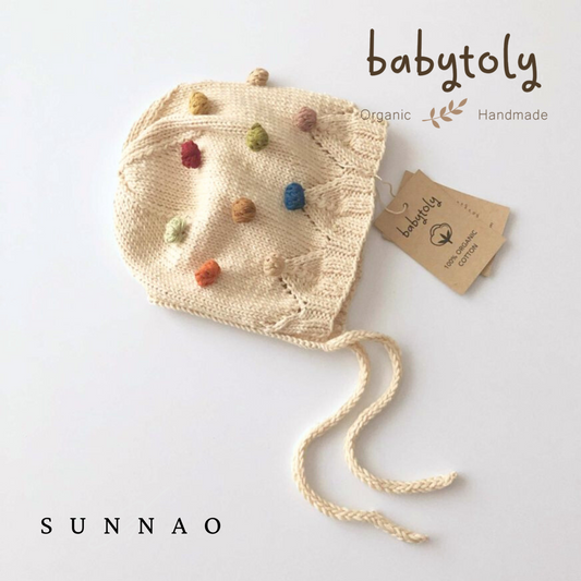 <Babytoly>Sunnao×Babytoly - Rainbow Popcorn Bonnet