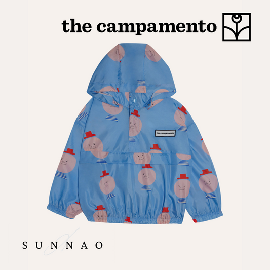 <The Campamento>MR. HAPPY MAN KIDS WINDBREAKER（2-8Y）