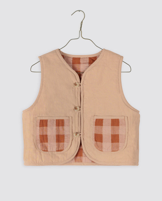 <Little Cotton Clothes>Josie Reversible Waistcoat（2-6Y）