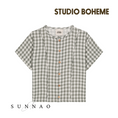 Gallery viewerに画像を読み込む, 【予約／送料無料】<STUDIO BOHEME PARIS> BLOUSE THELME - GINGHAM（12M-8Y）
