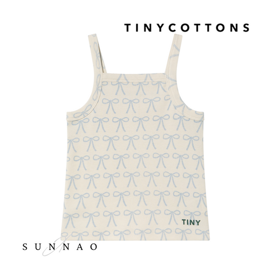 <TINYCOTTONS>BOWS STRAP TOP（2-6Y）