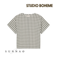 Gallery viewerに画像を読み込む, 【予約／送料無料】<STUDIO BOHEME PARIS> BLOUSE THELME - GINGHAM（12M-8Y）
